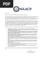 Shreveport NAACP Letter To SPD