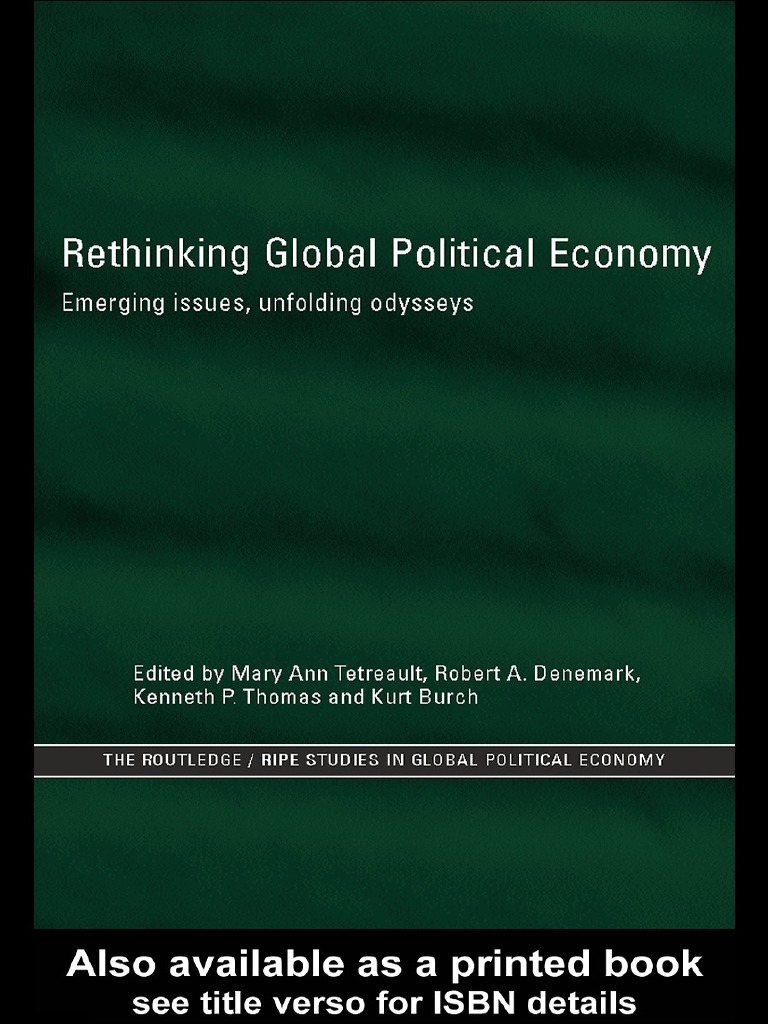 Rethinking Global Political Economy PDF | PDF | Globalization | Capitalism