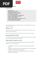 What Is A CV?: Class 9: Unit 2: Job Interview Teacher'S Notes