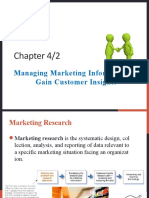 Chapter 4/2: Managing Marketing Information To Gain Customer Insights