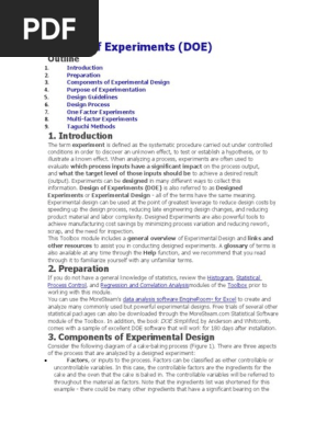 Design of Experiments