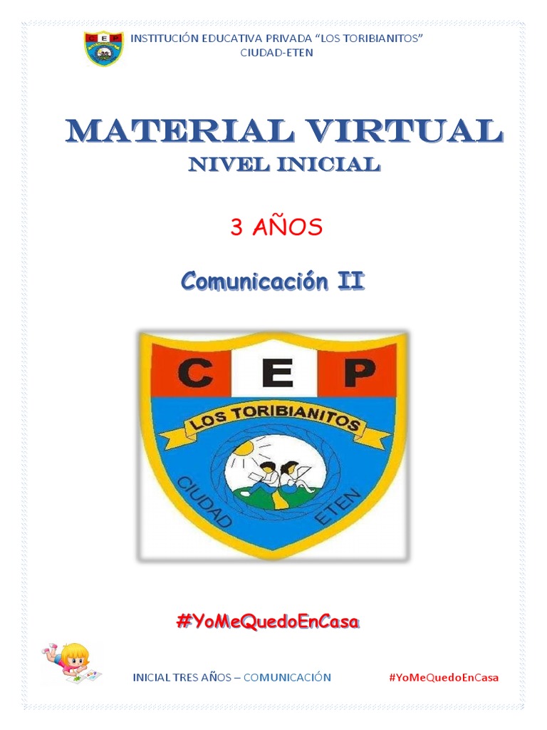 Actividades de Comunicación Inicial 3 Años | PDF | Arte