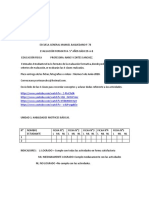 ACTIVIDADES PARA LA EVALUACIÓN FORMATIVA 5° A-B