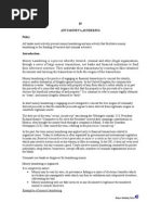 Anti Money Laundering Money Laundering Cheque