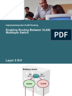 Enabling Routing Between Vlans On A Multilayer Switch: Implementing Inter-Vlan Routing