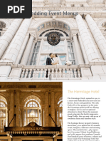 The Hermitage Hotel - WeddingMenus 2019