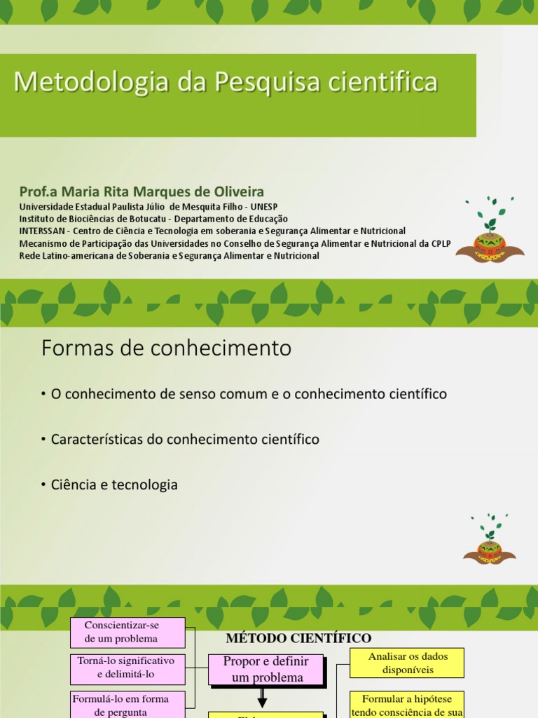 Metodologia da Pesquisa Científica | PDF | Método científico | Science
