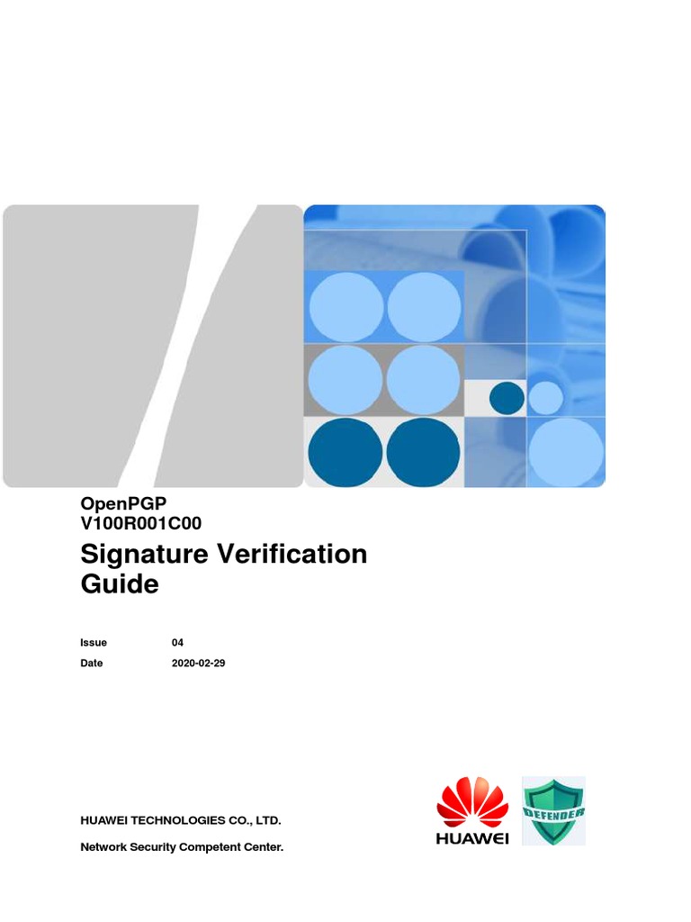 OpenPGP Signature Verification Guide | PDF | Cryptography | Secure ...