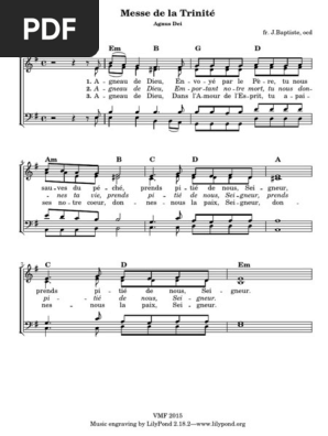 Anamnese Messe De La Trinite