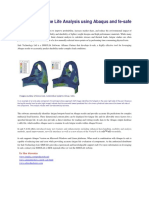 Advanced Fatigue Life Analysis Using Abaqus and Fe-Safe: For More Information