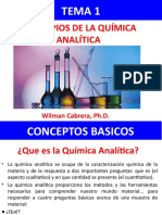 Tema 1 Principios de La Quimica Analitica