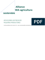 Rainforest Alliance Sustainable Agriculture Standard Smallholders v1 Es