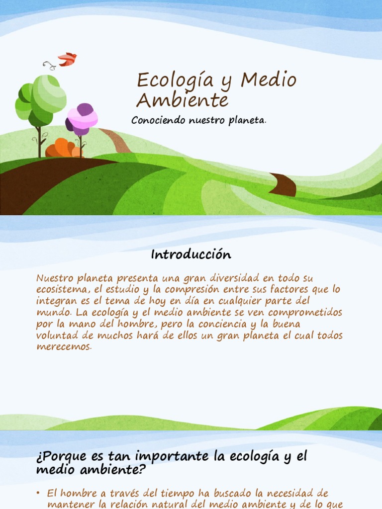 Ecología y Medio Ambiente Actualizado | PDF | Entorno natural | Ecología