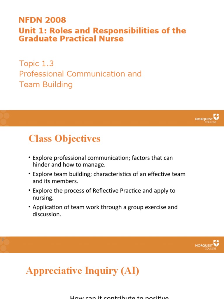 Effective Communication in Nursing Teams | PDF | Communication ...