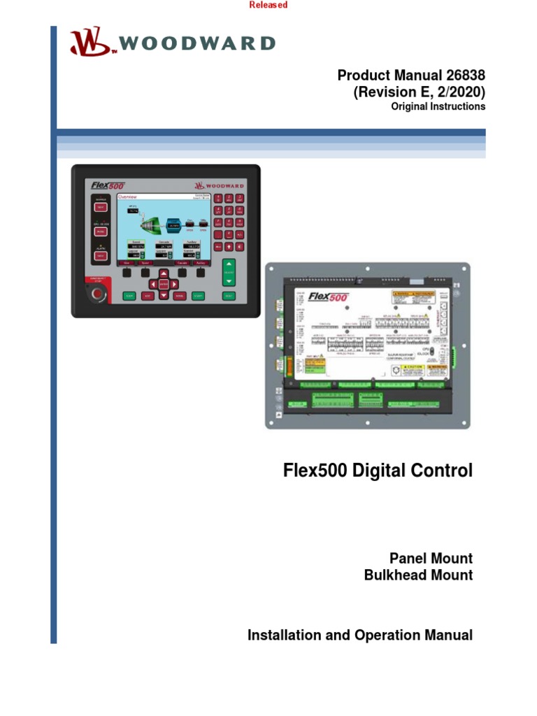Flex500 Digital Control: Product Manual 26838 (Revision E, 2/2020 ...
