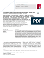 Gelatin Blends For Bone Tissue Engineering Charact