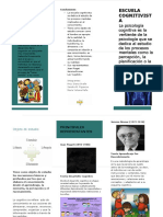 Folleto Escuela Cognitivista