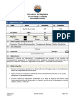 Microdiseño Gestión Documental - Administración Pública PDF