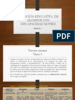 SEMANA 3 TAREA 3 INDICACIONES DISCAPACIDAD MOTRIZ