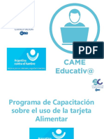 Curso Tarjeta Alimentar