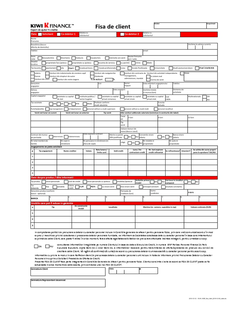 Fisa Client | PDF