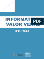 Informativo Valor Venal 2020