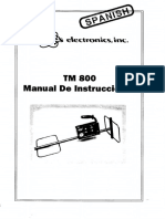 TM 800 Instruction Manual SP