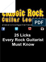 25 Licks Every Rock Guitarist Must Know