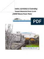 Machinery Used in Power Generation Substation