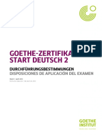 Durchfuehrungsbestimmungen A2 Start Deutsch 2 PDF