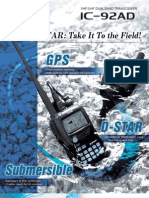 Amateur IC-92AD Brochure