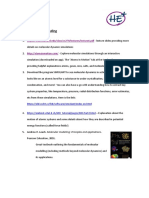 Molecular Modelling Ext Activity Resource 5 - Further Reading PDF