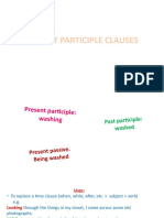 Present Participle Clauses