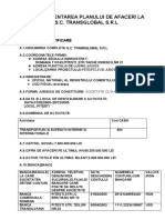 SC - Transglobal - Plan Afaceri