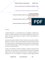 Niveles de Depresión en Pacientes Con Diabetes Mellitus Tipo 2