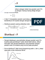 Distribusi F