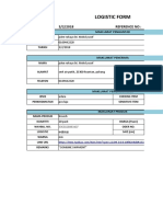 Logistic Form