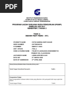 Program Ijazah Sarjana Muda Penguruan (Pismp) Ambilan Jun 2017 Semester 2 Tahun 3