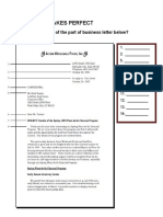 Practice Parts of Business Letter