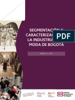 Segmentación y Caracterización de La Industria de La Moda de Bogotá PDF