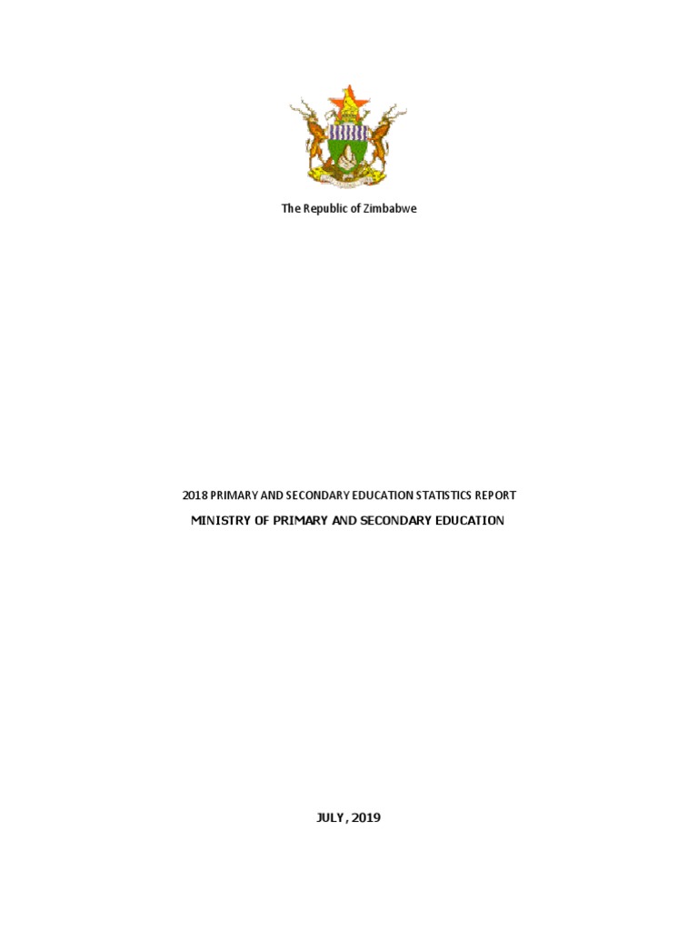 2018 Annual Statistics Report Pdf Pdf Schools Secondary Education