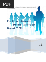 Employee Information System (EIS) Project Report IT-771: University