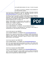 Informe de gestión laboral con agencias de viajes de Santander y Arauca del 5 de junio al 3 de julio