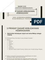 Tutorial Prinsip Kebudayaan