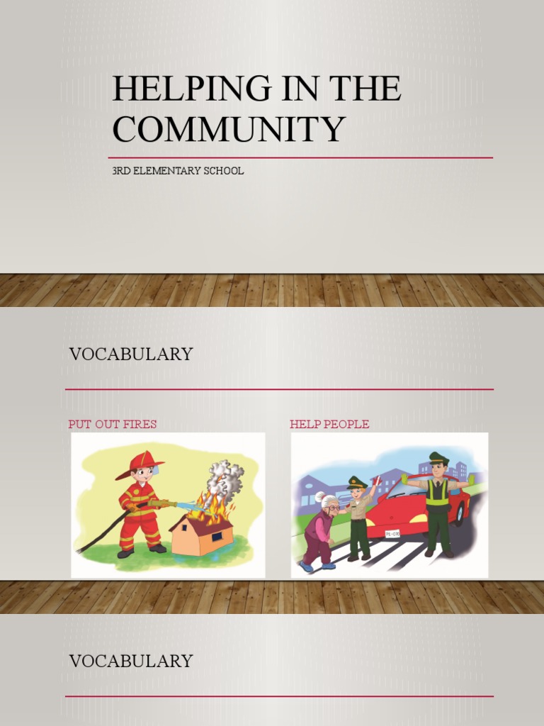 Helping in The Community | PDF | Language Arts & Discipline | Art