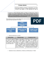 Estructura y elementos del ensayo