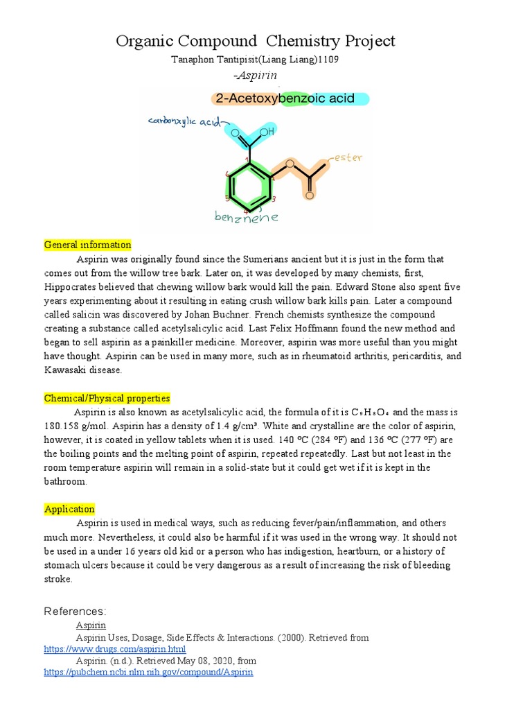 Oragnic Chemistry Project-2 | PDF | Chemical Substances | Chemistry