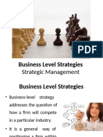 Business Unit Level Strategies