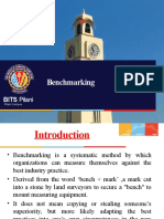 Benchmarking: BITS Pilani