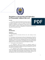 Regulations On Prospecting and Exploration For Polymetallic Nodules in The Area